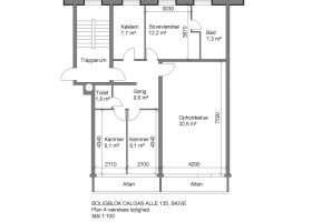 Flot 4-vær., Dalgas Alle