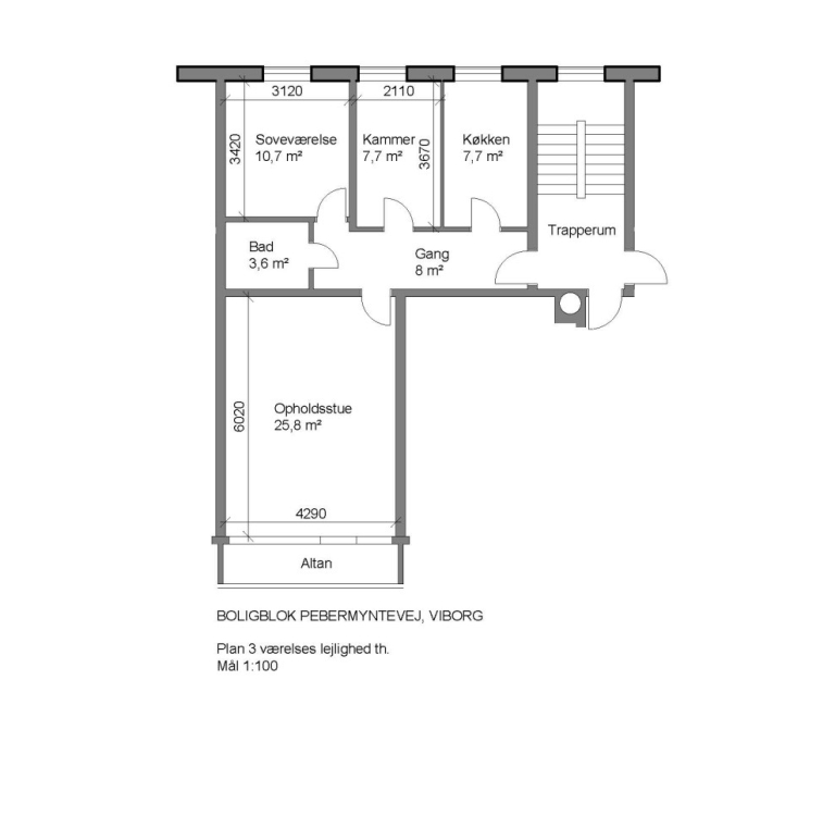 3-vær., Pebermyntevej